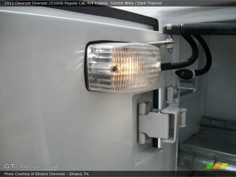 Summit White / Dark Titanium 2011 Chevrolet Silverado 2500HD Regular Cab 4x4 Chassis