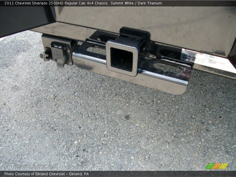 Summit White / Dark Titanium 2011 Chevrolet Silverado 2500HD Regular Cab 4x4 Chassis