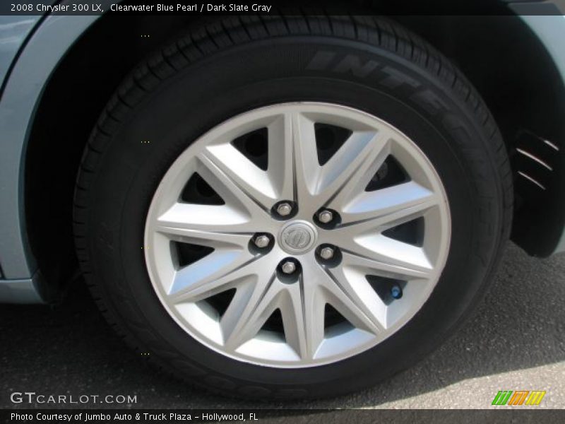 Clearwater Blue Pearl / Dark Slate Gray 2008 Chrysler 300 LX