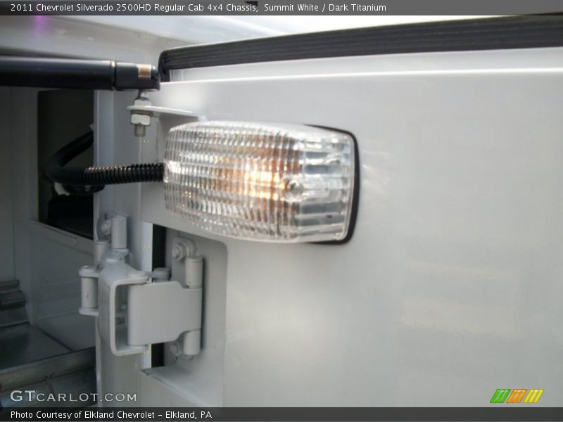 Summit White / Dark Titanium 2011 Chevrolet Silverado 2500HD Regular Cab 4x4 Chassis