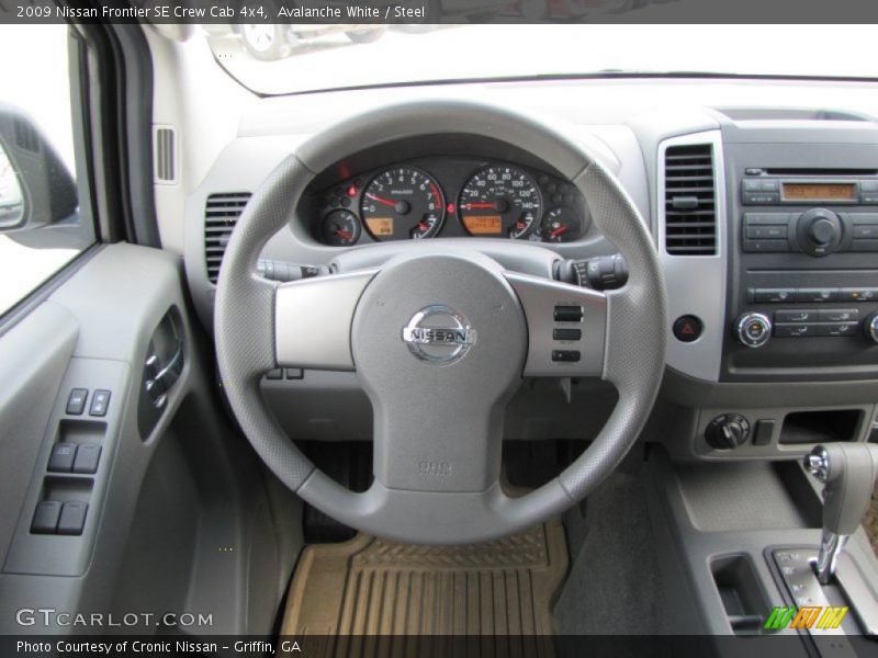  2009 Frontier SE Crew Cab 4x4 Steering Wheel