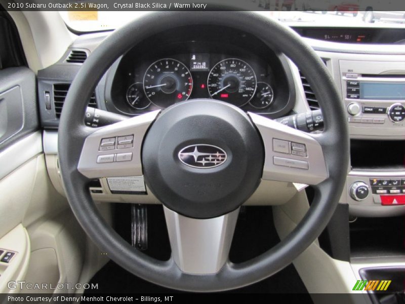  2010 Outback 2.5i Wagon Steering Wheel
