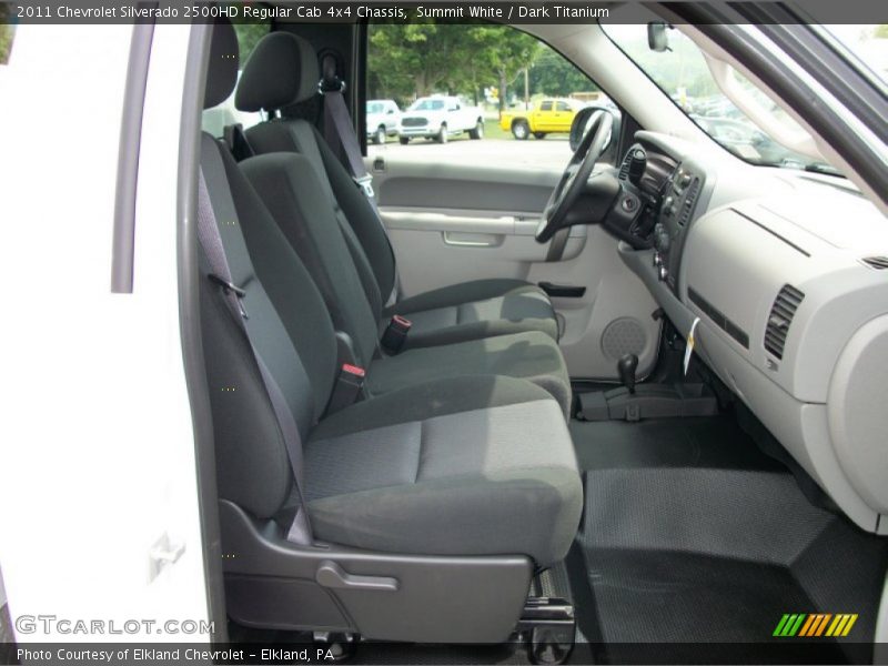  2011 Silverado 2500HD Regular Cab 4x4 Chassis Dark Titanium Interior