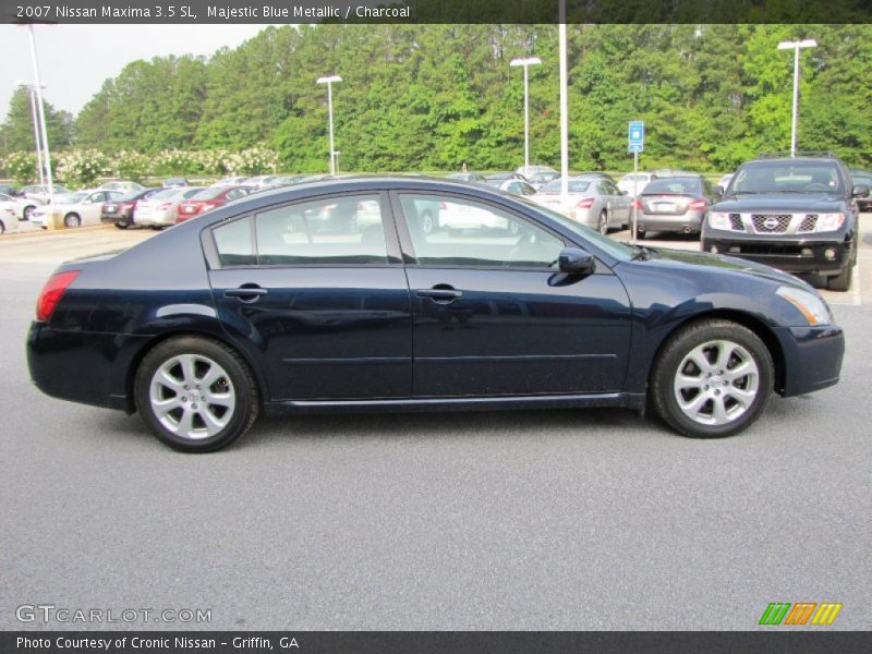 Majestic Blue Metallic / Charcoal 2007 Nissan Maxima 3.5 SL