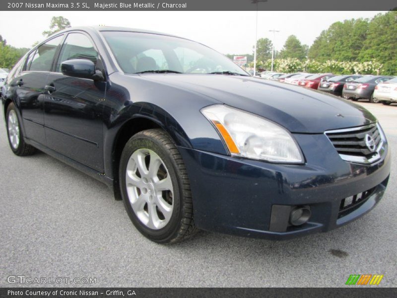 Majestic Blue Metallic / Charcoal 2007 Nissan Maxima 3.5 SL