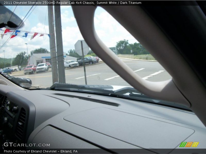 Summit White / Dark Titanium 2011 Chevrolet Silverado 2500HD Regular Cab 4x4 Chassis