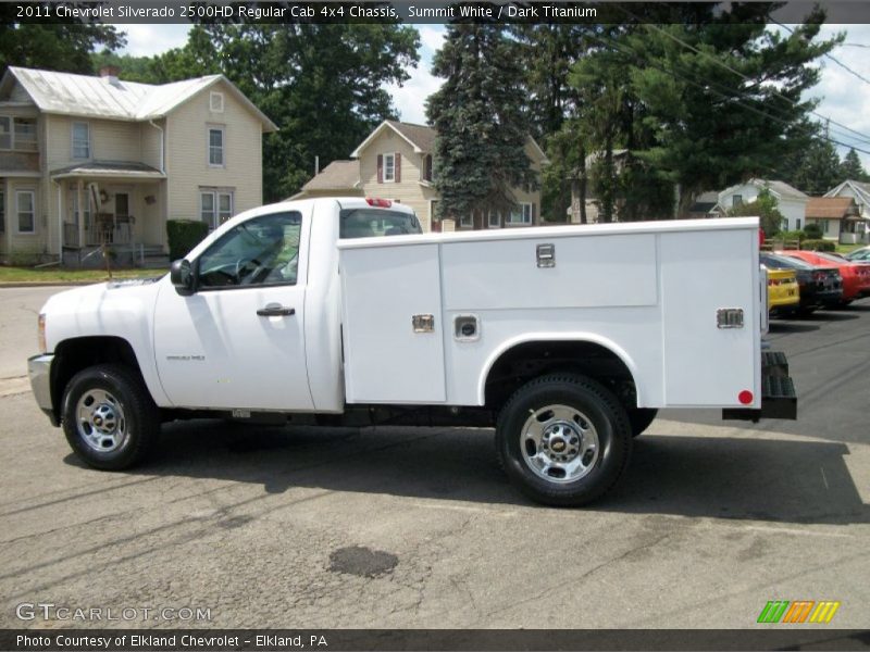  2011 Silverado 2500HD Regular Cab 4x4 Chassis Summit White