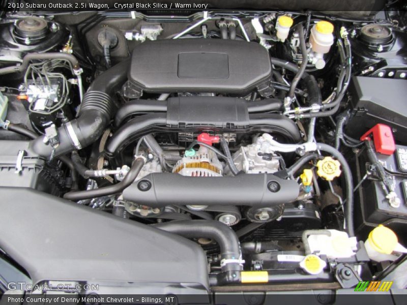  2010 Outback 2.5i Wagon Engine - 2.5 Liter DOHC 16-Valve VVT Flat 4 Cylinder