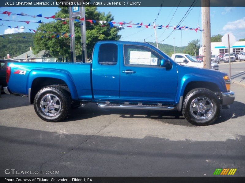  2011 Colorado LT Extended Cab 4x4 Aqua Blue Metallic