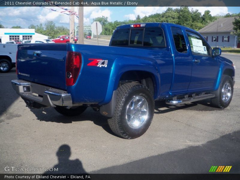  2011 Colorado LT Extended Cab 4x4 Aqua Blue Metallic