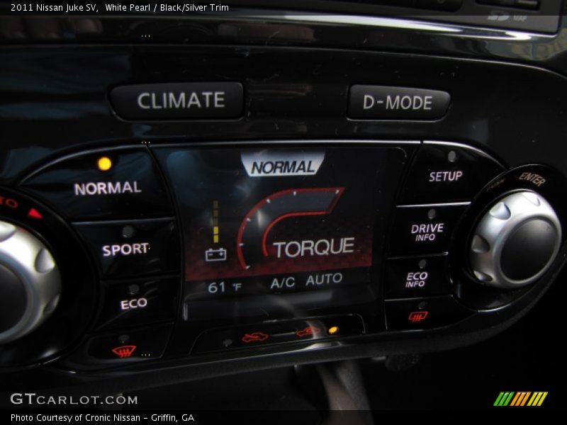 Controls of 2011 Juke SV