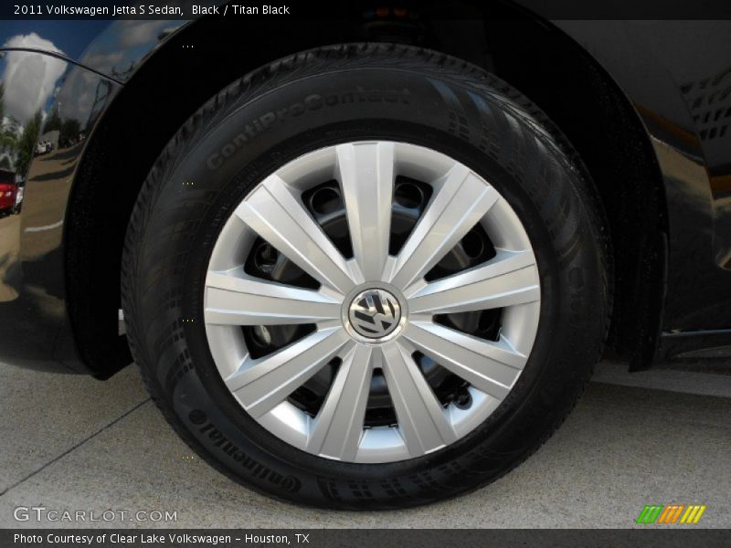 Black / Titan Black 2011 Volkswagen Jetta S Sedan