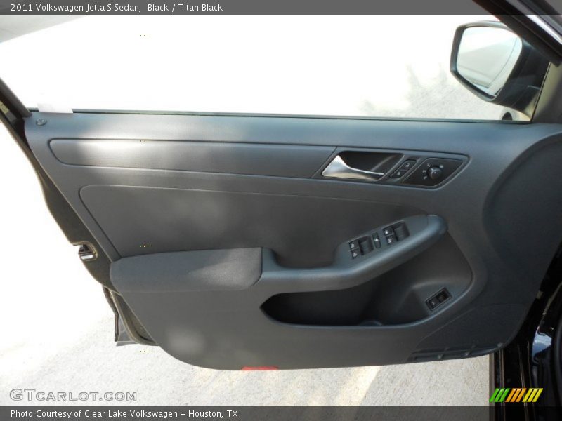 Black / Titan Black 2011 Volkswagen Jetta S Sedan