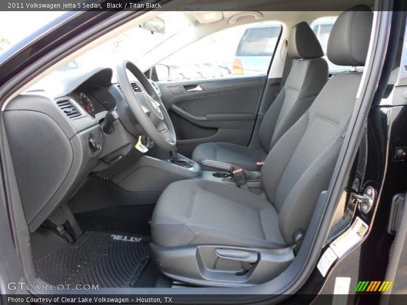 Black / Titan Black 2011 Volkswagen Jetta S Sedan