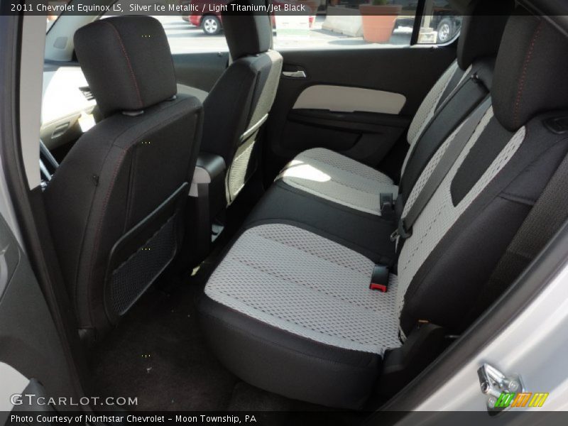 Silver Ice Metallic / Light Titanium/Jet Black 2011 Chevrolet Equinox LS