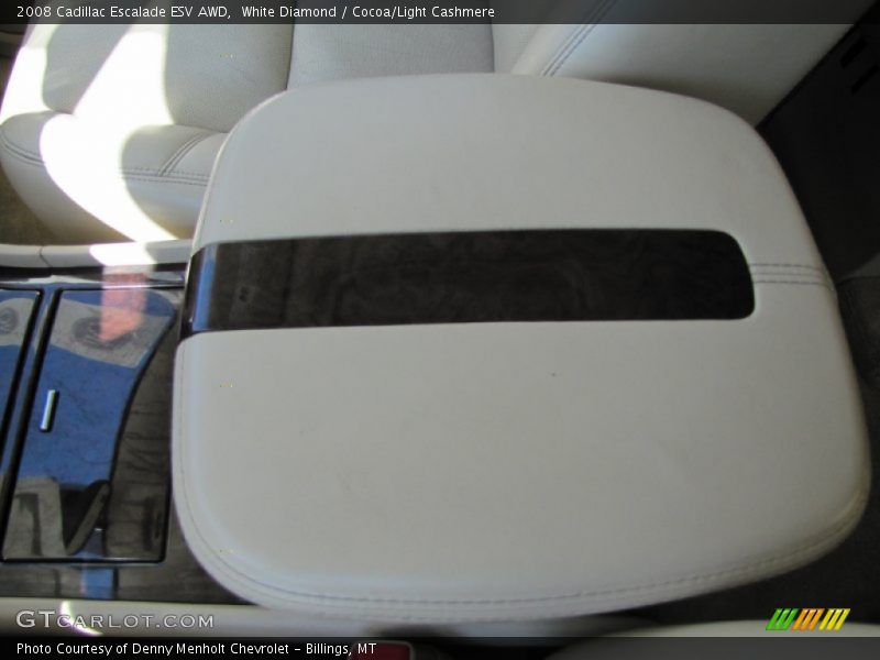 White Diamond / Cocoa/Light Cashmere 2008 Cadillac Escalade ESV AWD