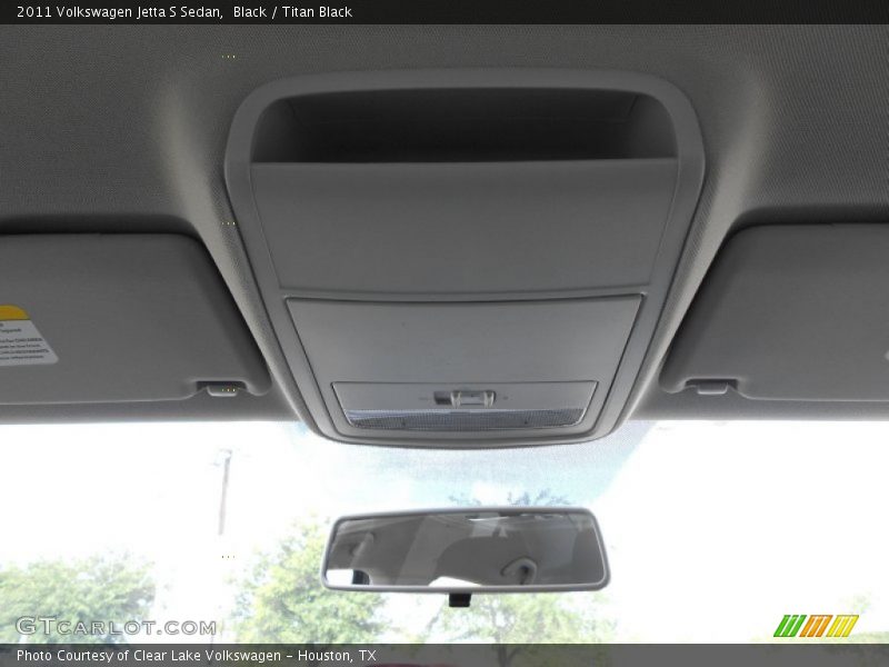 Black / Titan Black 2011 Volkswagen Jetta S Sedan
