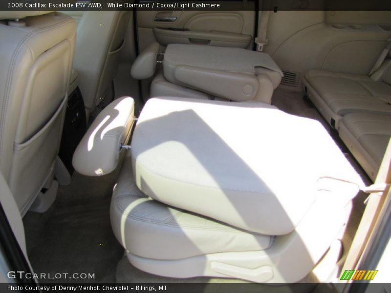 White Diamond / Cocoa/Light Cashmere 2008 Cadillac Escalade ESV AWD