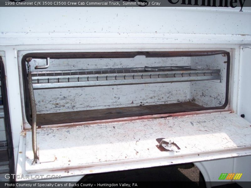 Summit White / Gray 1998 Chevrolet C/K 3500 C3500 Crew Cab Commercial Truck