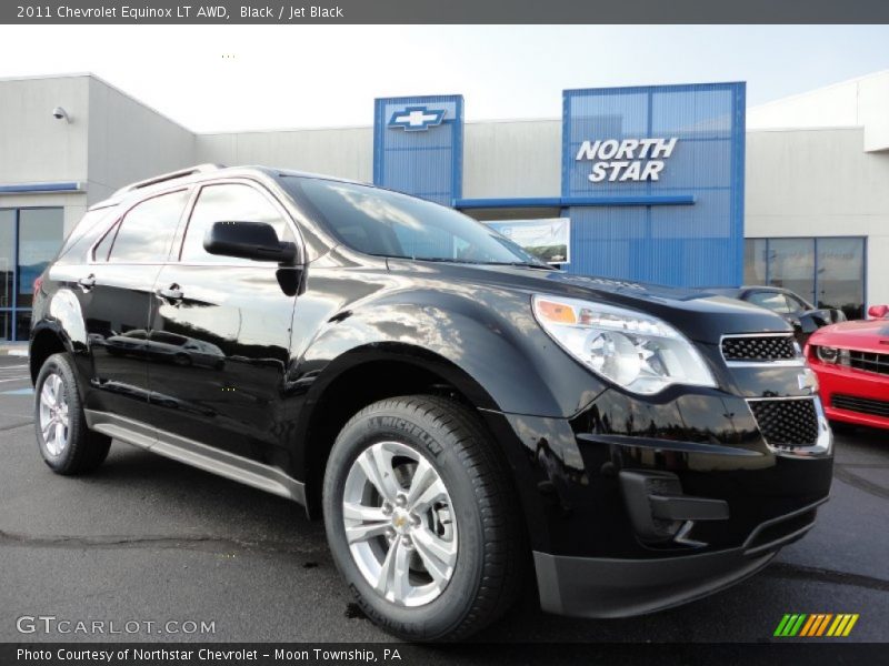 Black / Jet Black 2011 Chevrolet Equinox LT AWD