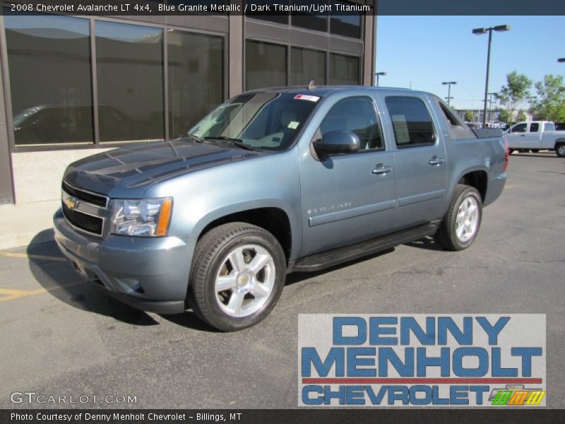 Blue Granite Metallic / Dark Titanium/Light Titanium 2008 Chevrolet Avalanche LT 4x4