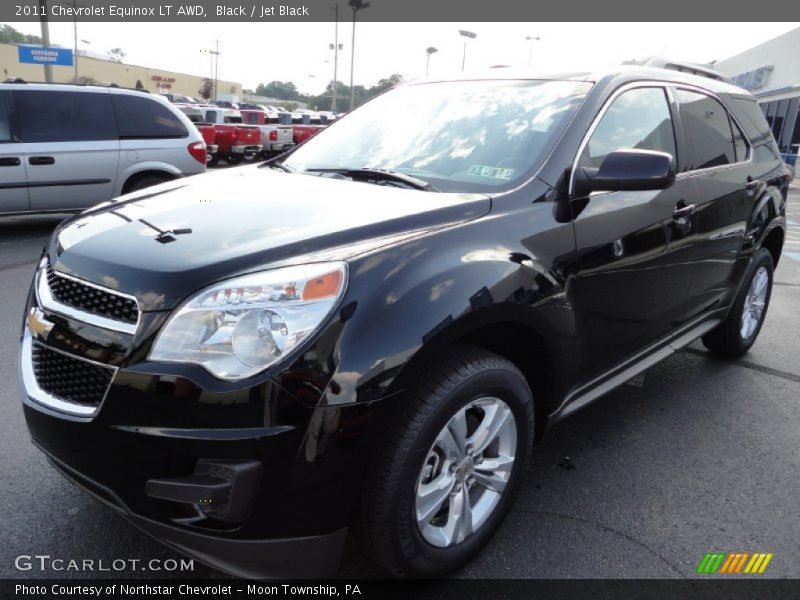 Black / Jet Black 2011 Chevrolet Equinox LT AWD
