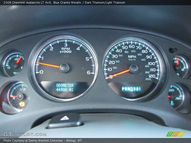  2008 Avalanche LT 4x4 LT 4x4 Gauges