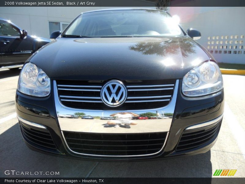 Black / Art Grey 2008 Volkswagen Jetta SE Sedan