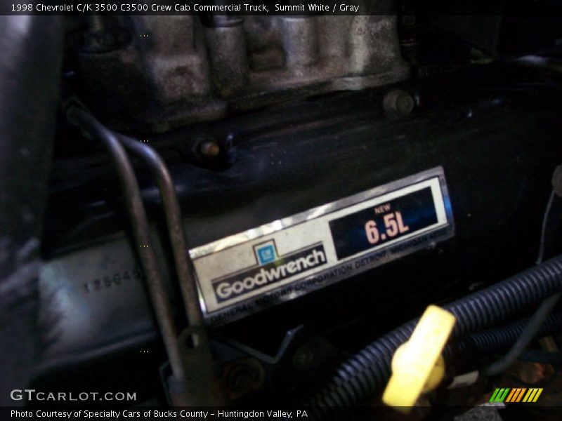  1998 C/K 3500 C3500 Crew Cab Commercial Truck Engine - 6.5 Liter OHV 16-Valve Turbo-Diesel V8
