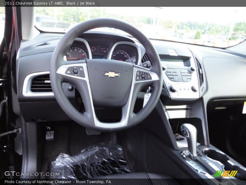 Black / Jet Black 2011 Chevrolet Equinox LT AWD