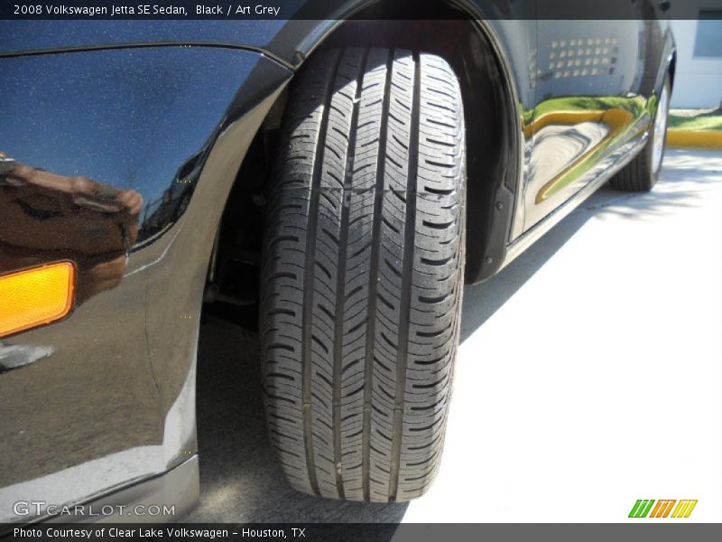 Black / Art Grey 2008 Volkswagen Jetta SE Sedan