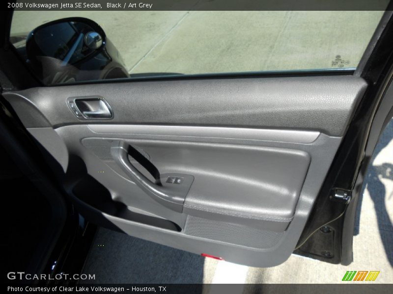 Black / Art Grey 2008 Volkswagen Jetta SE Sedan