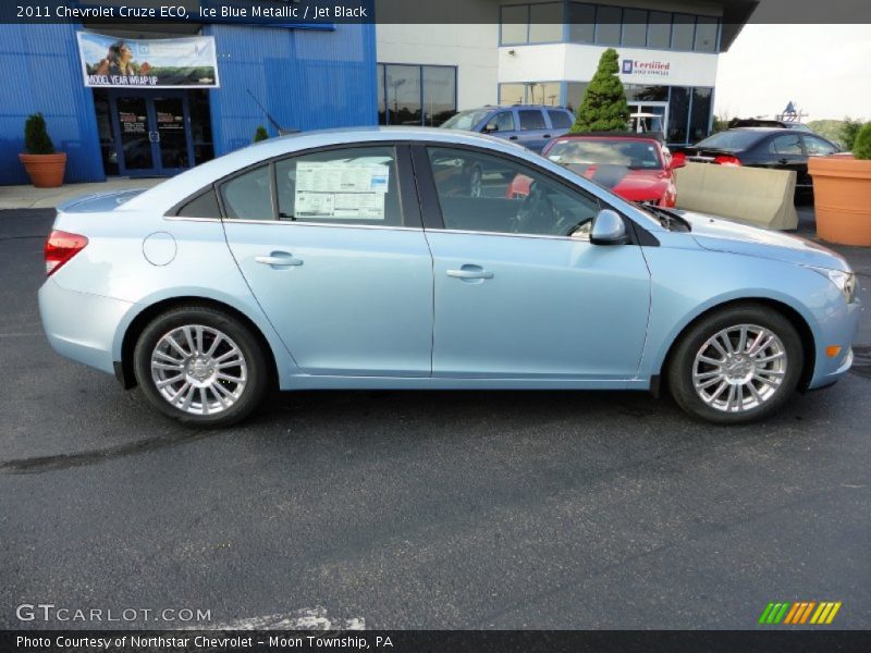 Ice Blue Metallic / Jet Black 2011 Chevrolet Cruze ECO