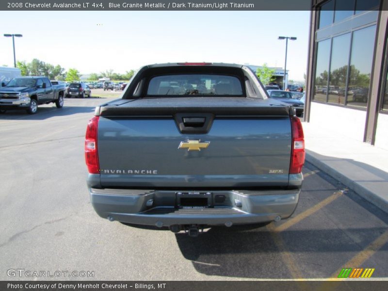 Blue Granite Metallic / Dark Titanium/Light Titanium 2008 Chevrolet Avalanche LT 4x4