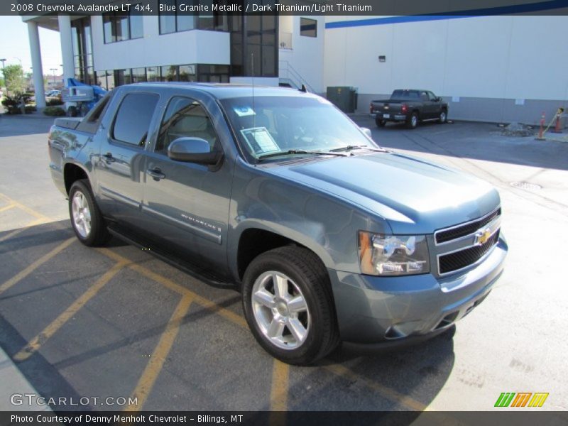 Blue Granite Metallic / Dark Titanium/Light Titanium 2008 Chevrolet Avalanche LT 4x4