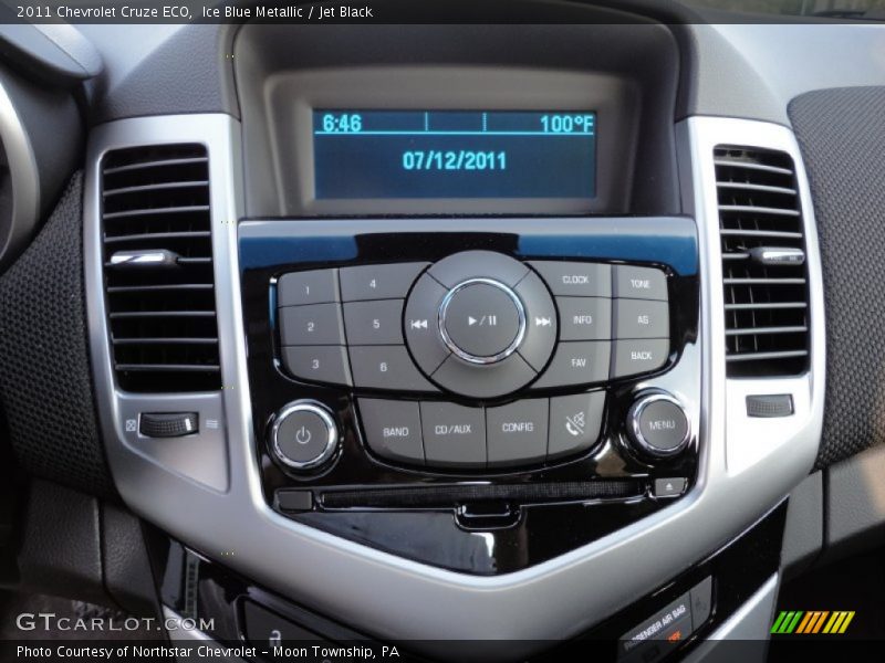 Ice Blue Metallic / Jet Black 2011 Chevrolet Cruze ECO