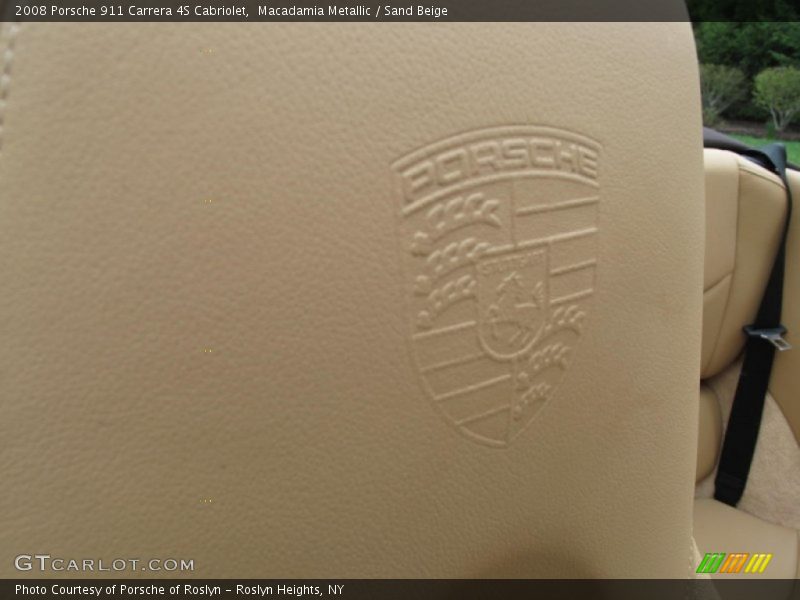 Macadamia Metallic / Sand Beige 2008 Porsche 911 Carrera 4S Cabriolet
