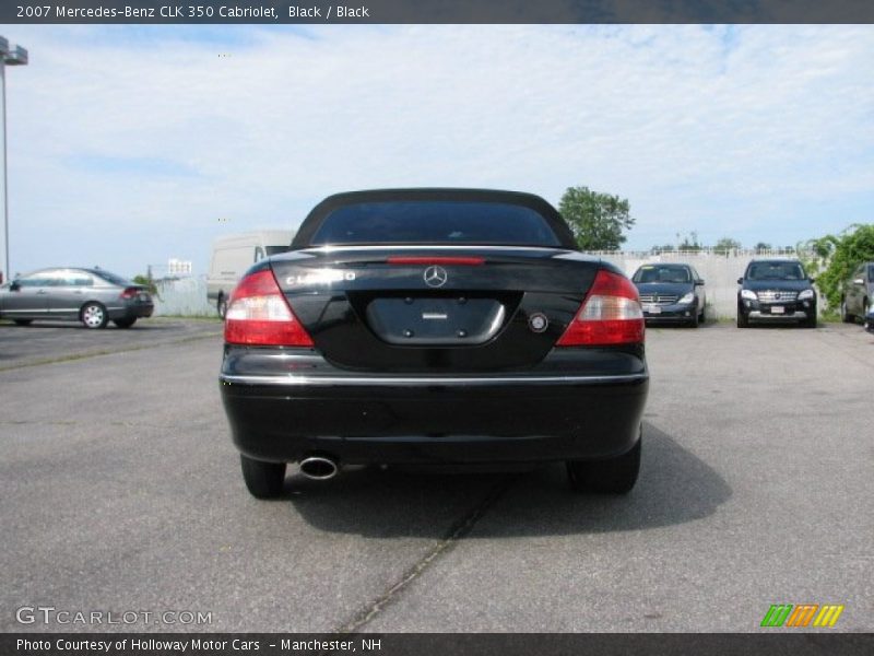 Black / Black 2007 Mercedes-Benz CLK 350 Cabriolet