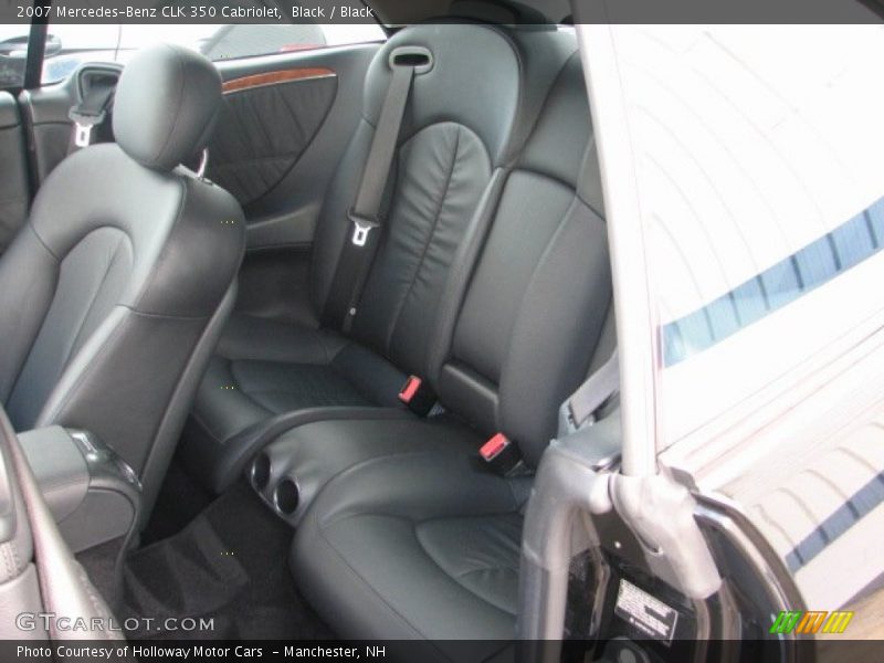 Black / Black 2007 Mercedes-Benz CLK 350 Cabriolet
