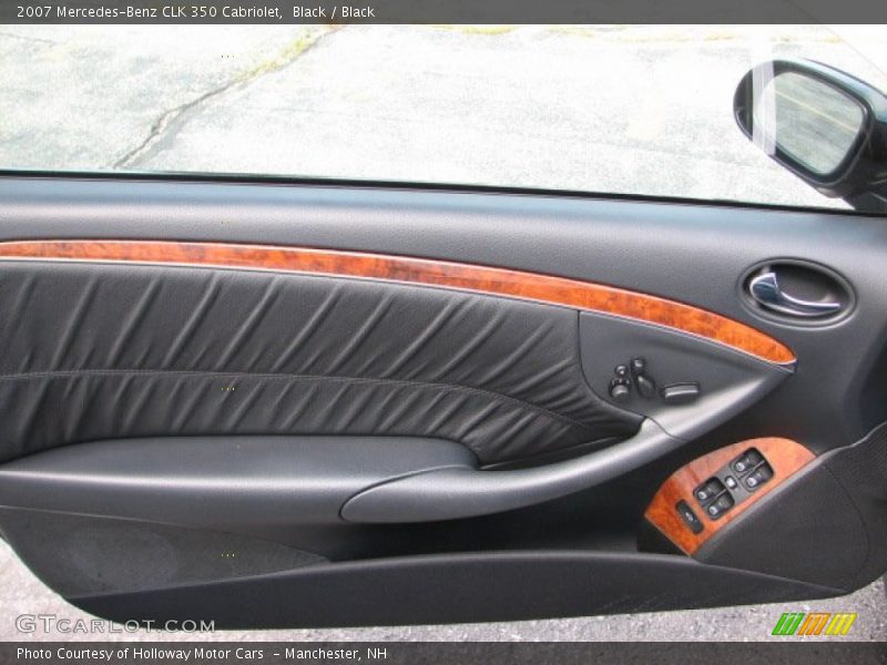 Black / Black 2007 Mercedes-Benz CLK 350 Cabriolet