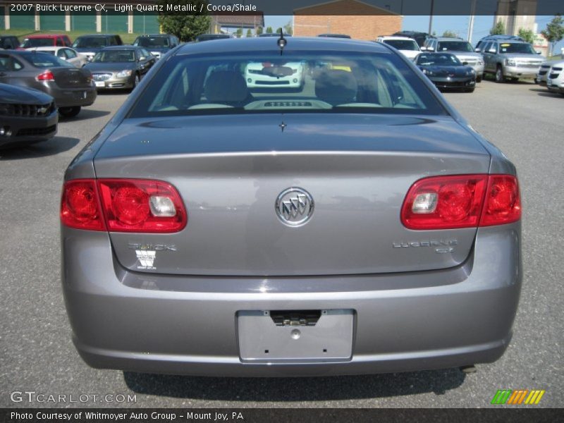 Light Quartz Metallic / Cocoa/Shale 2007 Buick Lucerne CX