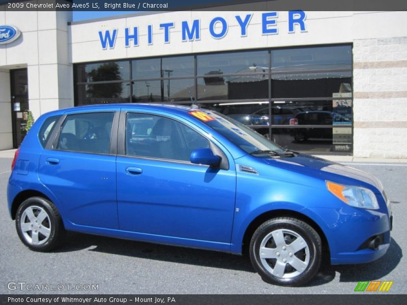 Bright Blue / Charcoal 2009 Chevrolet Aveo Aveo5 LS