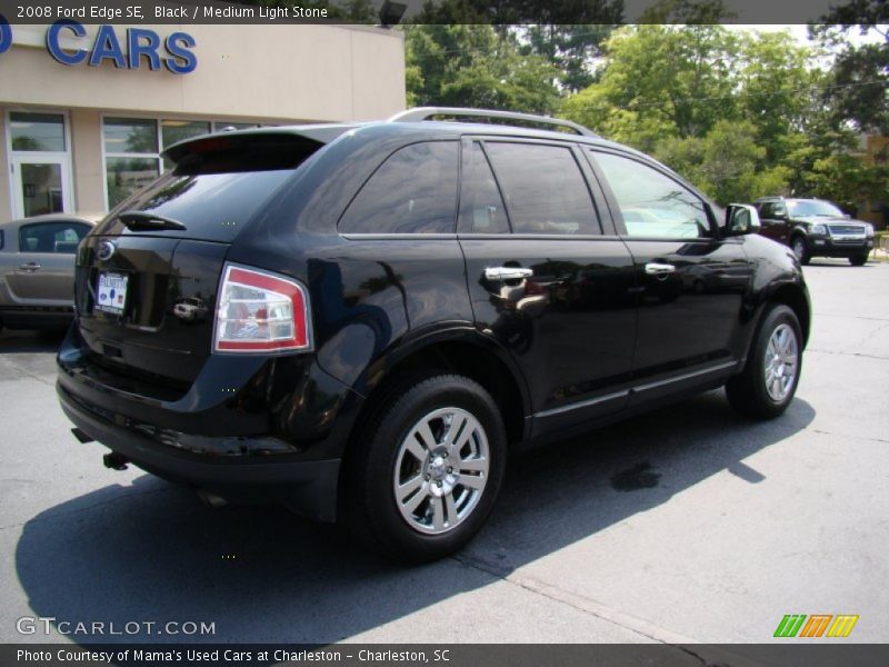 Black / Medium Light Stone 2008 Ford Edge SE