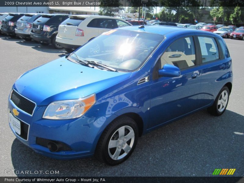 Bright Blue / Charcoal 2009 Chevrolet Aveo Aveo5 LS