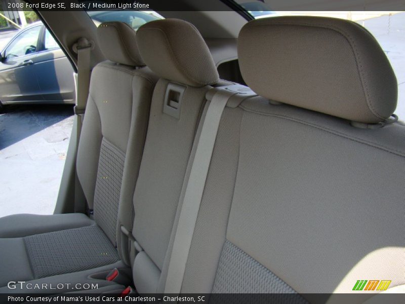 Black / Medium Light Stone 2008 Ford Edge SE