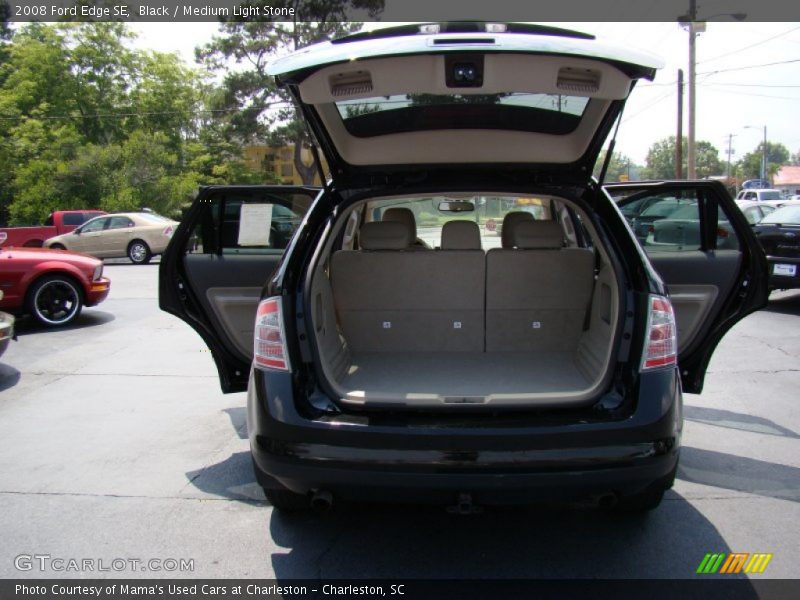 Black / Medium Light Stone 2008 Ford Edge SE