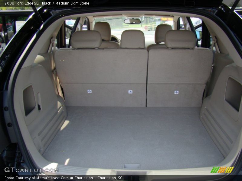 Black / Medium Light Stone 2008 Ford Edge SE