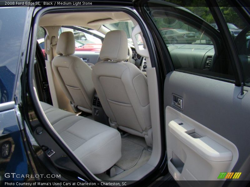 Black / Medium Light Stone 2008 Ford Edge SE