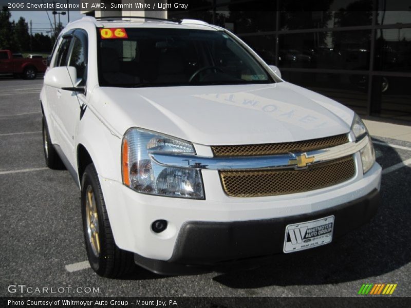 Summit White / Light Gray 2006 Chevrolet Equinox LT AWD
