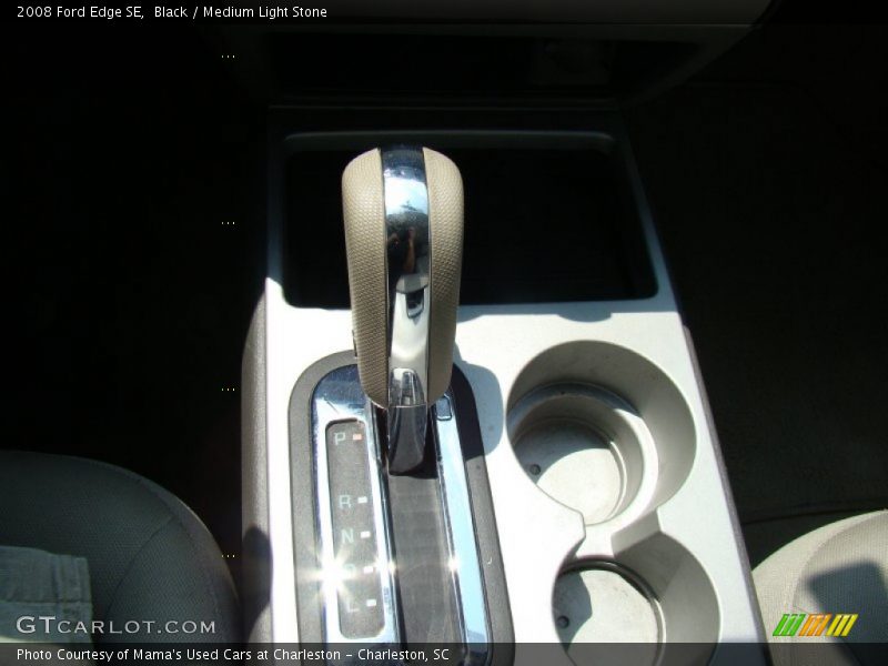 Black / Medium Light Stone 2008 Ford Edge SE